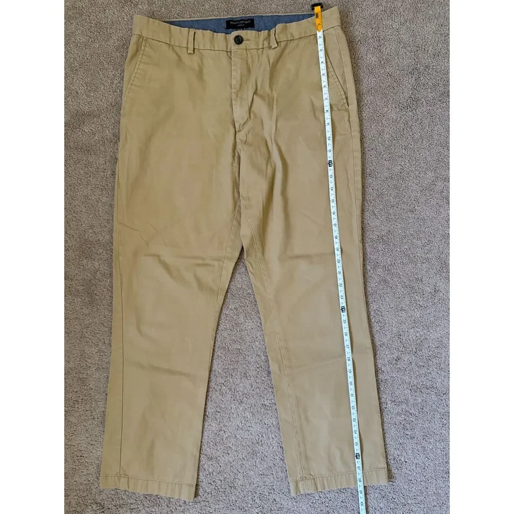 Banana Republic Aiden Fit Men’s Khaki Chino Pants 34x30 100% Cotton
